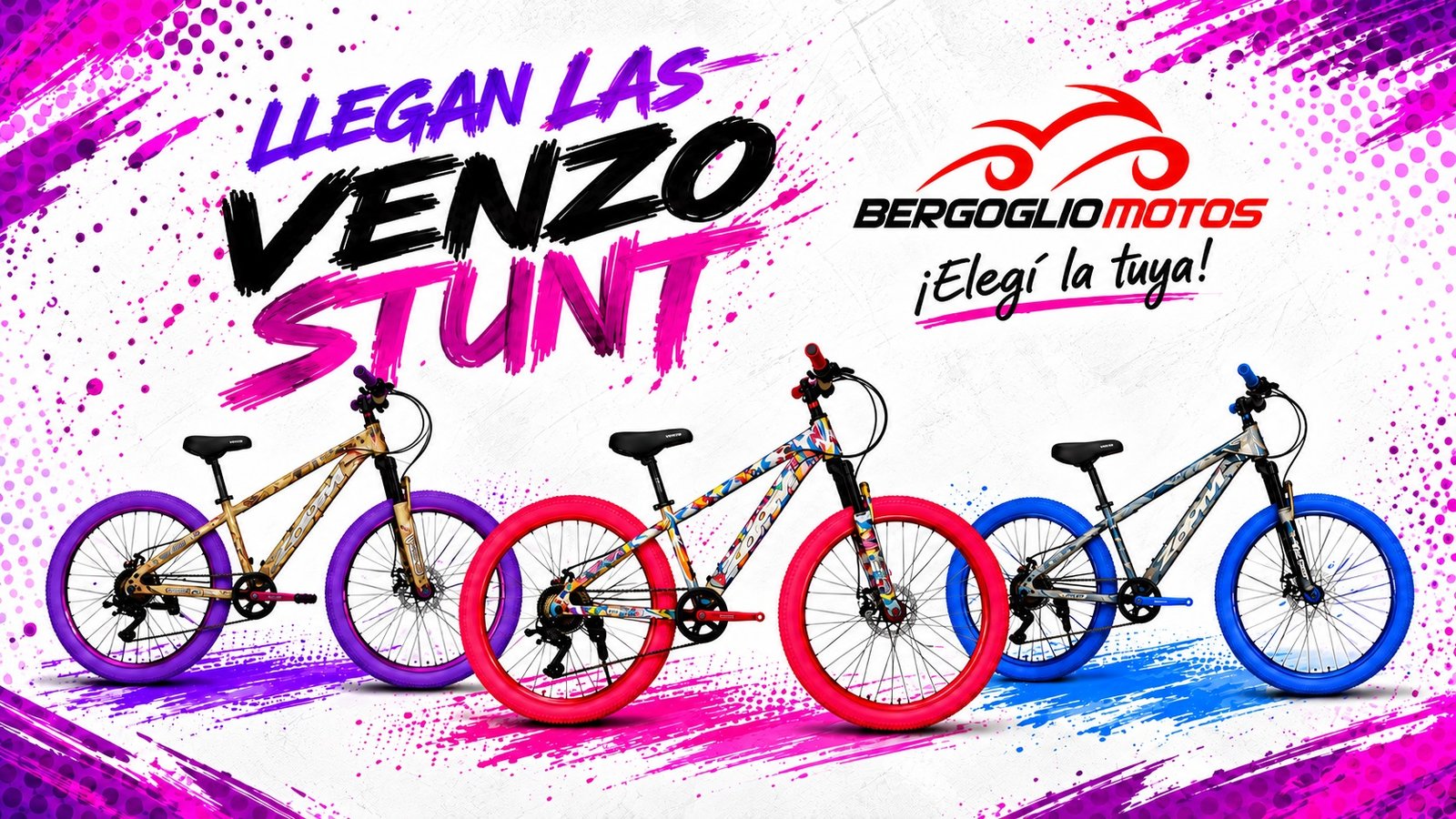 Inicio bici venzo stunt