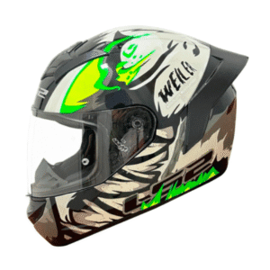 ls2 ff352 rookie weiler negro/gris brillo