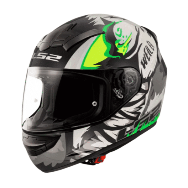 ls2 ff352 rookie weiler negro/gris brillo