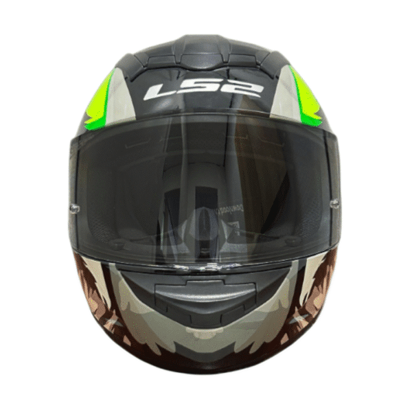 ls2 ff352 rookie weiler negro/gris brillo