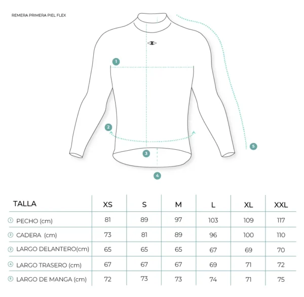 remera primera piel flex