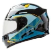casco integral hawk rs1 f alpha negro/celeste